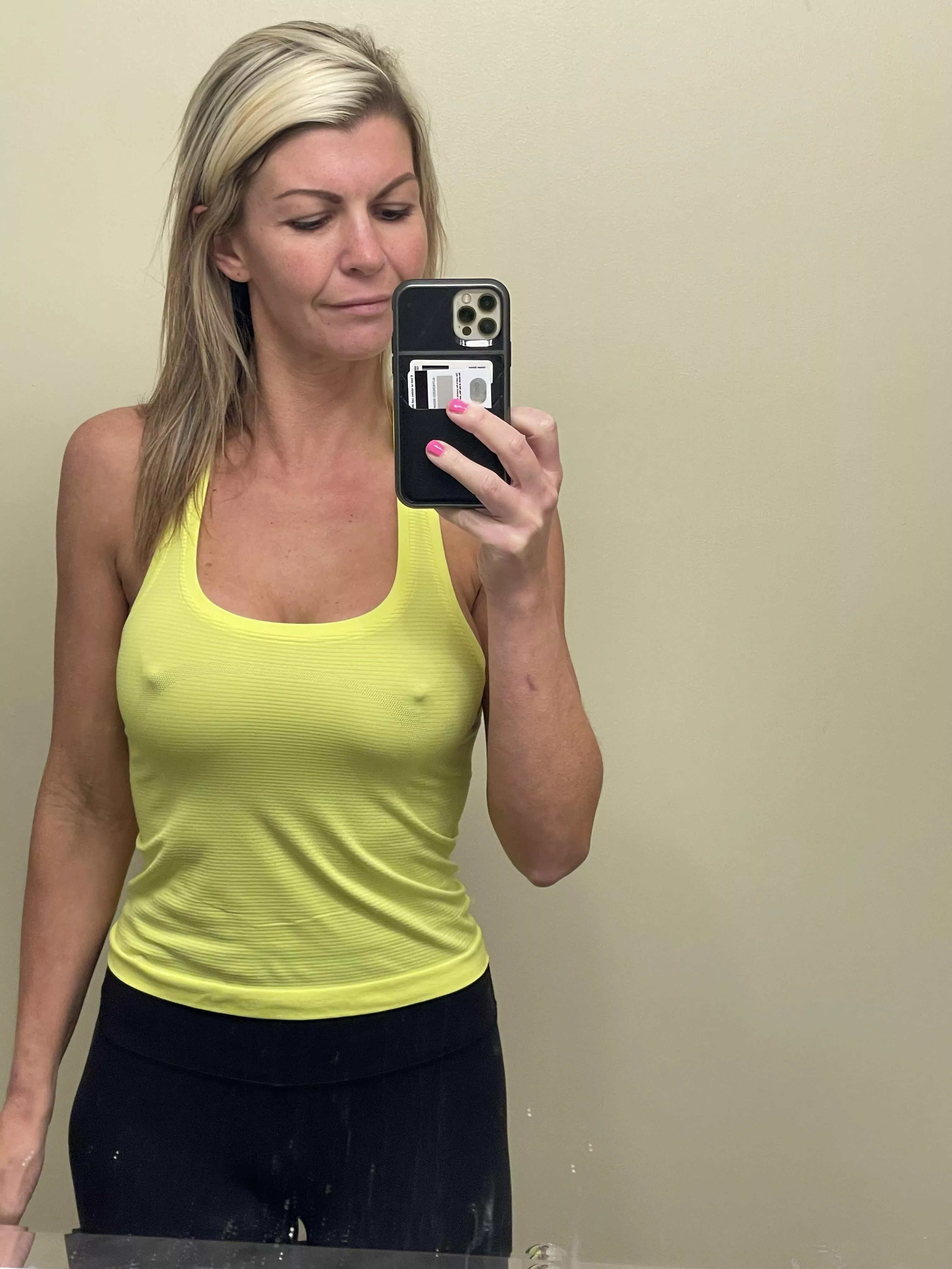 I think this top might be a little much for the gym…..