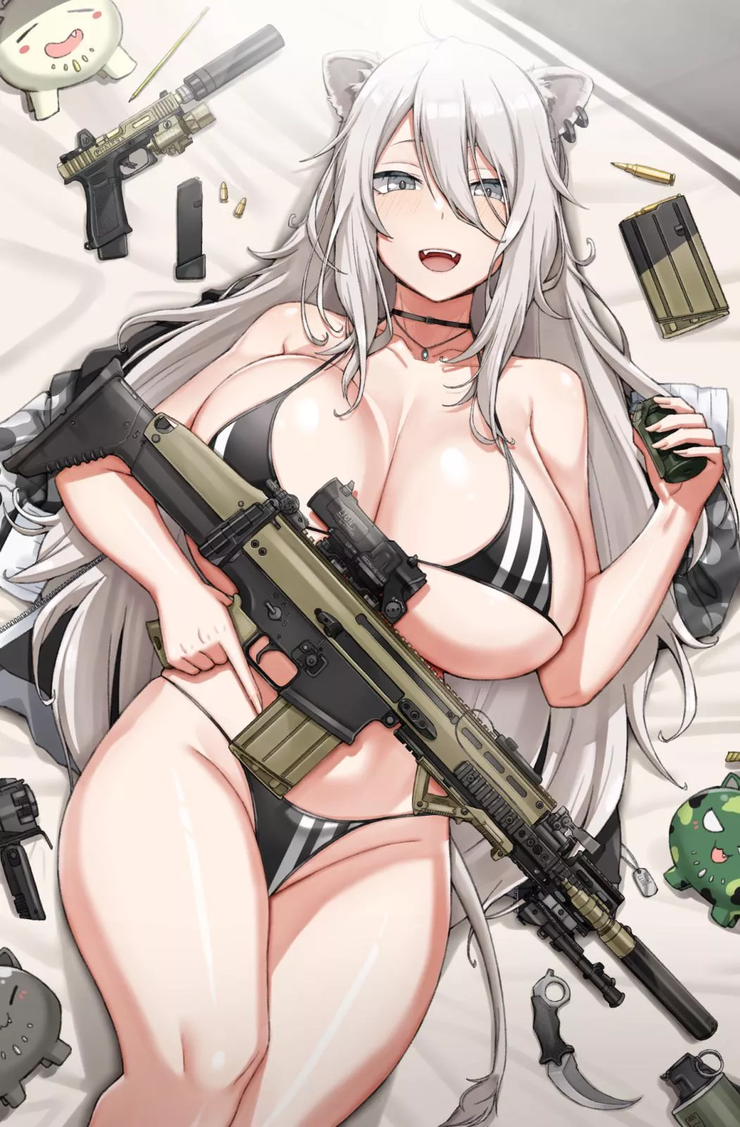 In tactical bikini