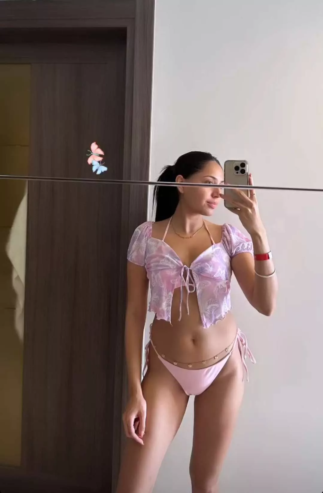 Indian chav with the sluttiest bikini