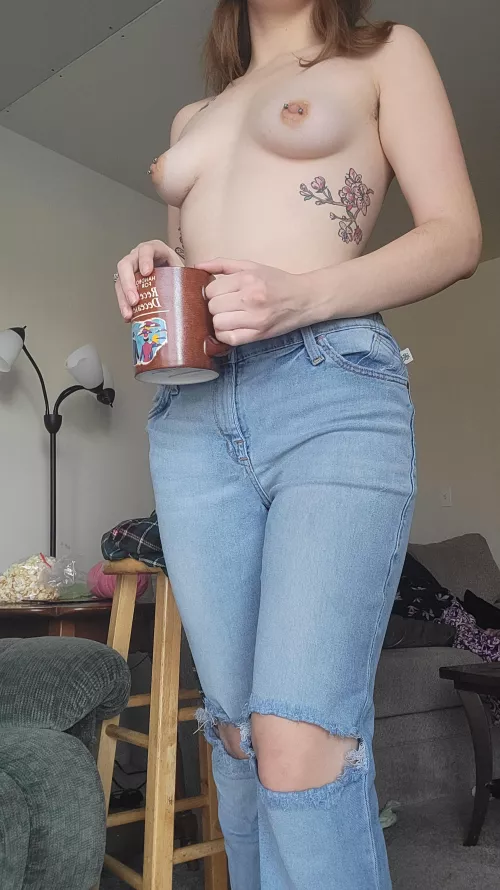 It's Titty Tuesday! Enjoy the view and that hot cup of coffee