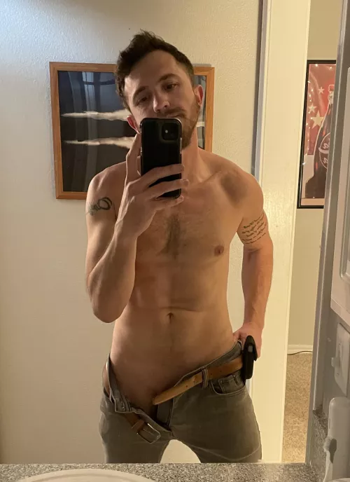 Just finished at the gym and getting dressed, or should I just get undressed? [m]
