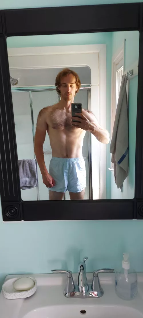 Just me in my boxers