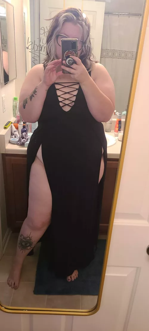 Let's go out, but I'm wearing this.. no underwear either 😈