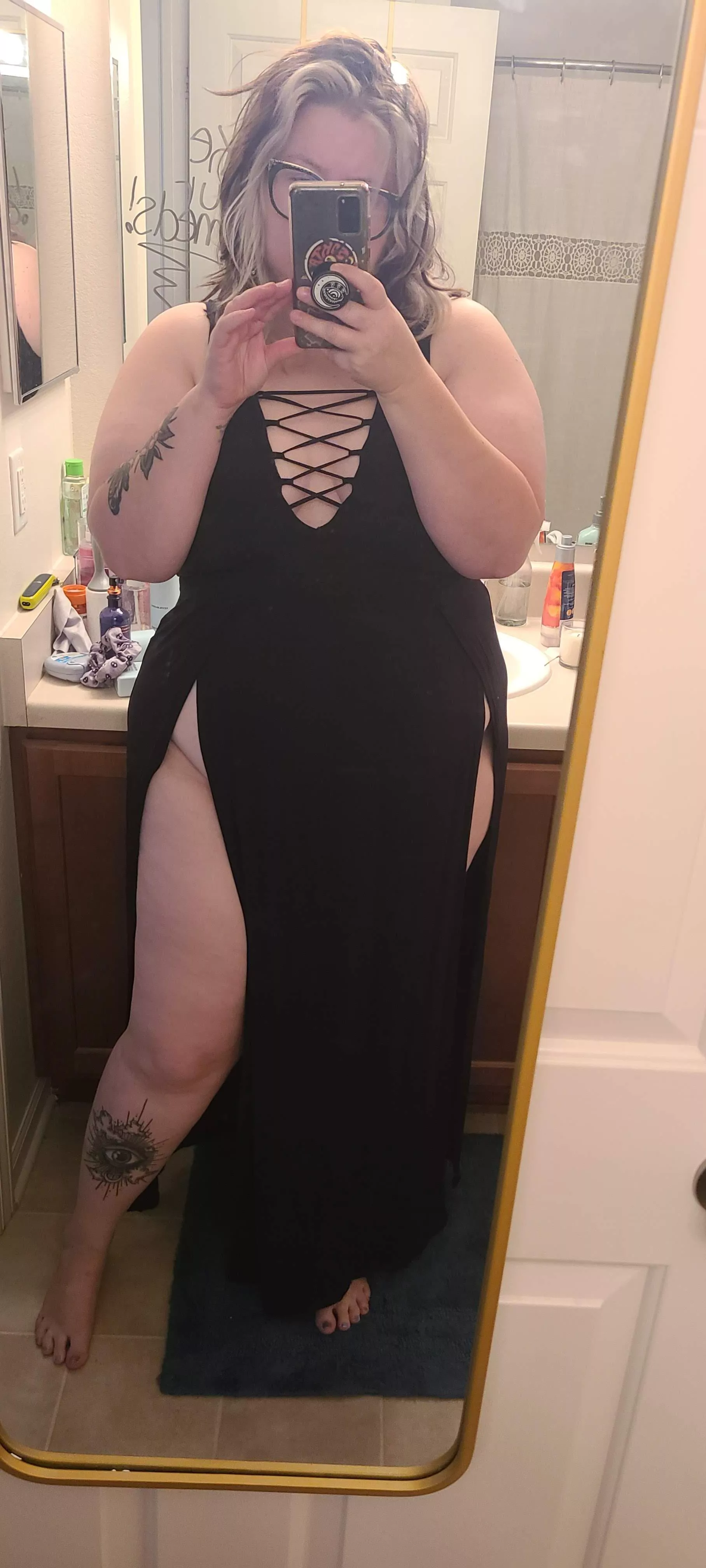 Let's go out, but I'm wearing this.. no underwear either 😈