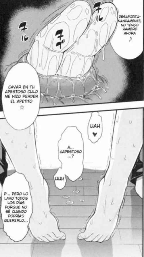 LF Mono Source: feet, doujinshi, fingers in asshole, foreign text: 