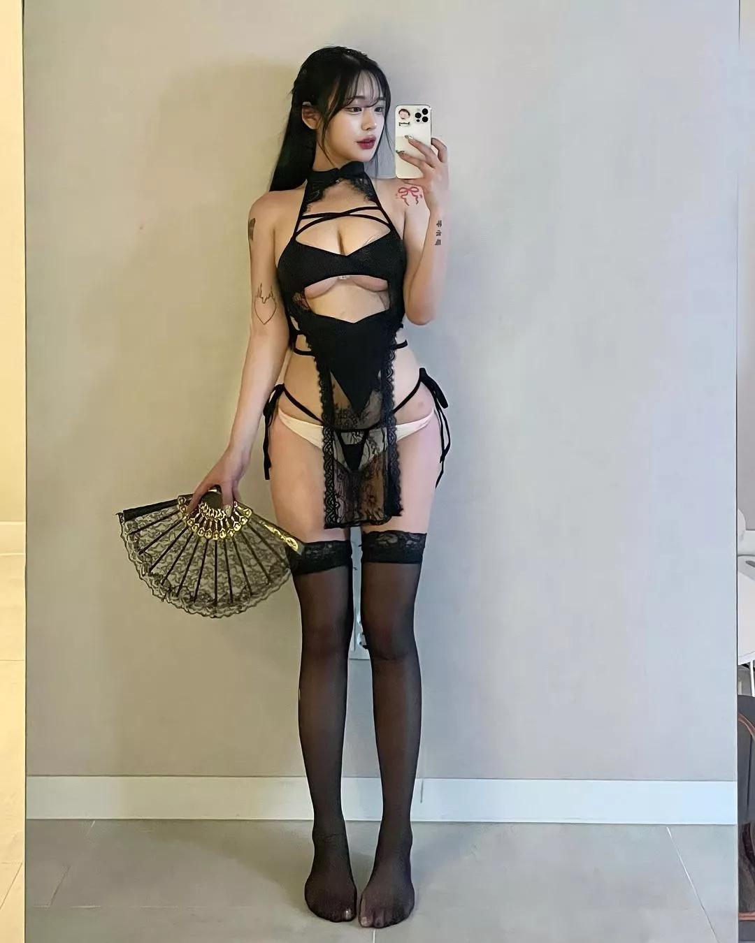 Lingerie and stockings