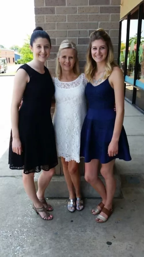 Mom and daughters