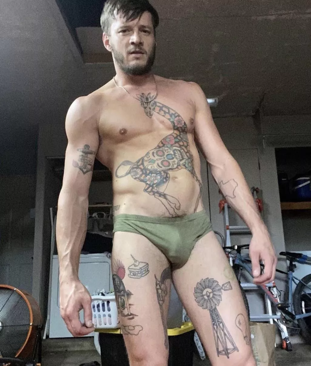 My garage is my gym so….Does that count as my locker room?