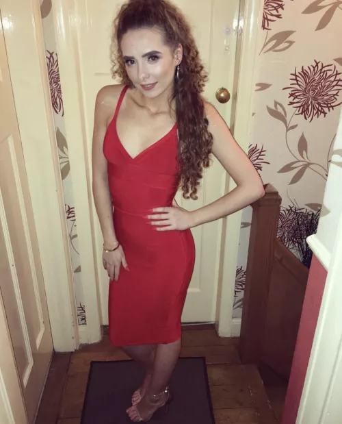 My gf ready for her first date last night