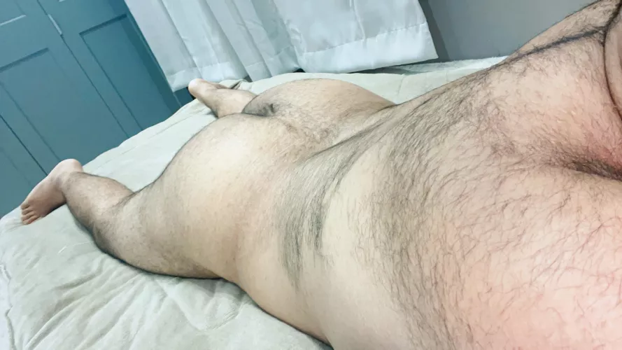 My hairy man ass