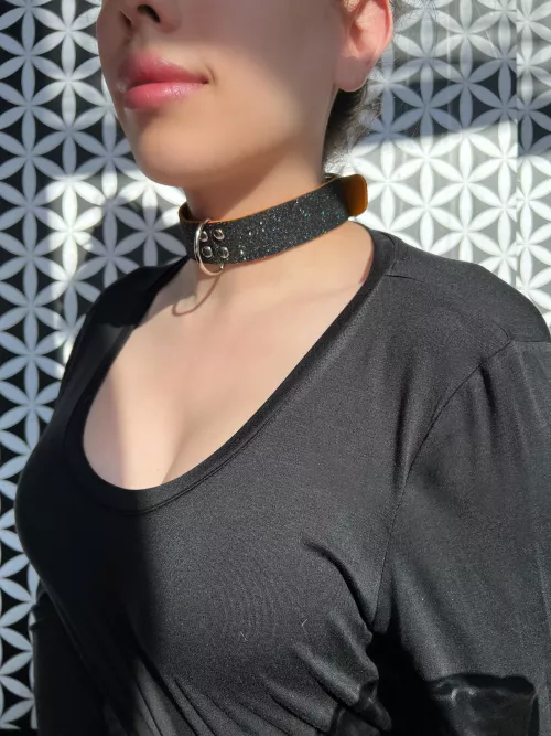 My New sparkly Choker Collar 😍 Hope you love it