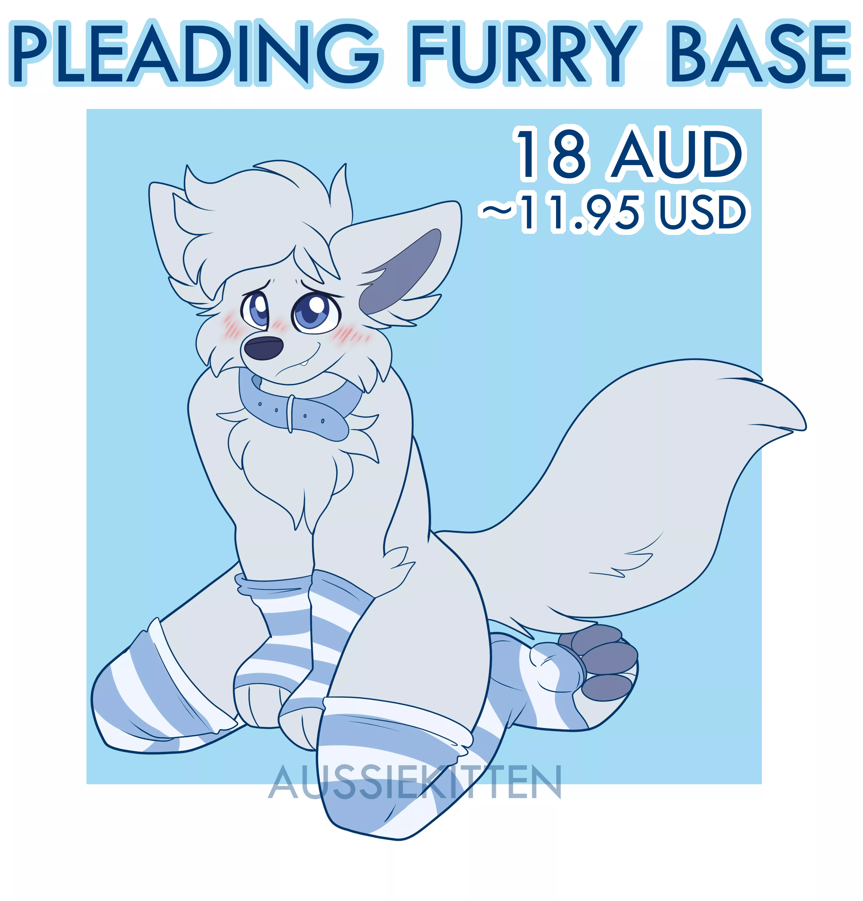 🐾NEW FURRY BASE NOW AVAILABLE!🐾 Pleading Furry Base [Link to shop below]
