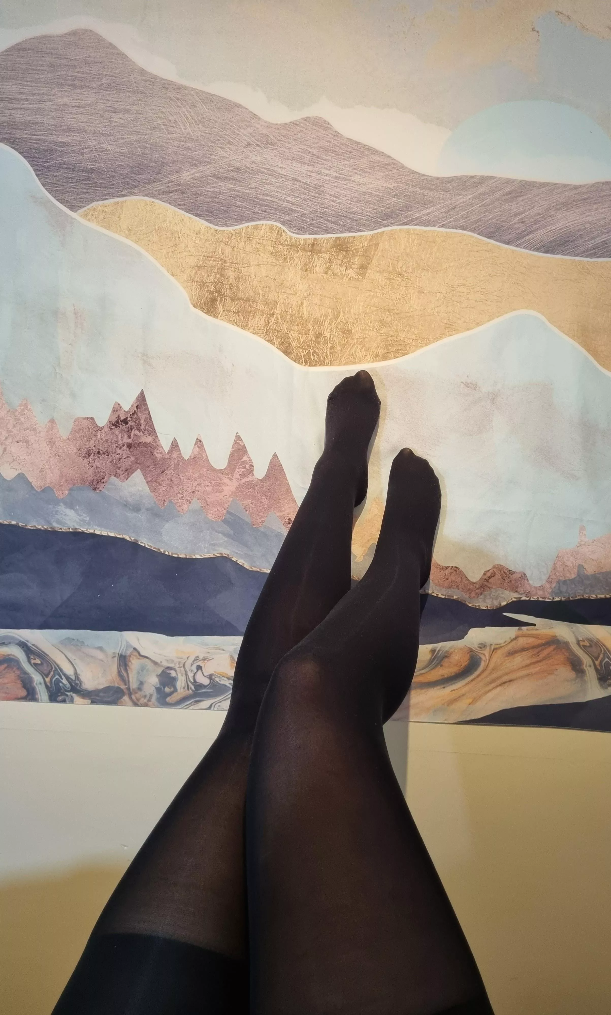 No longer hidden under my jeans, but free to come out and play