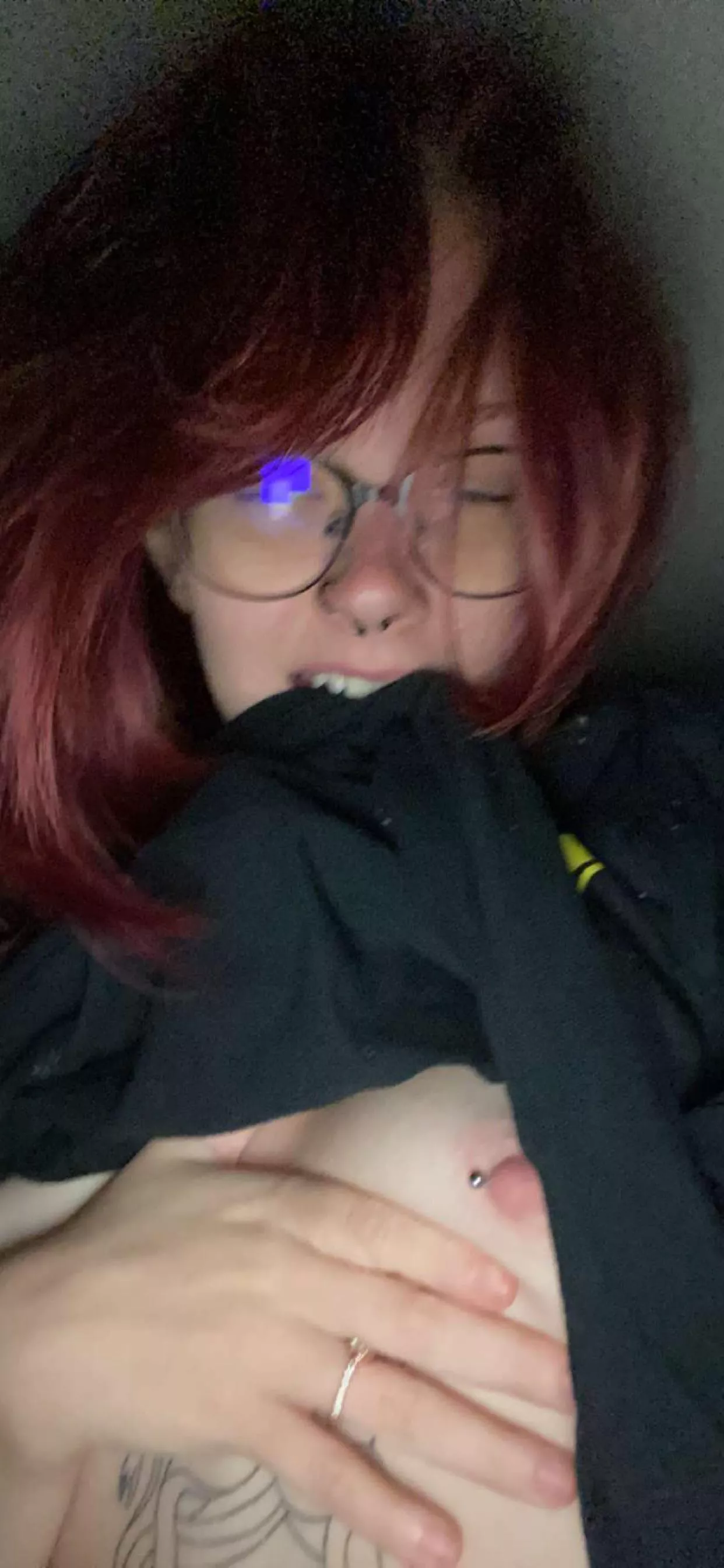 Pov: I kept my glasses on while riding you