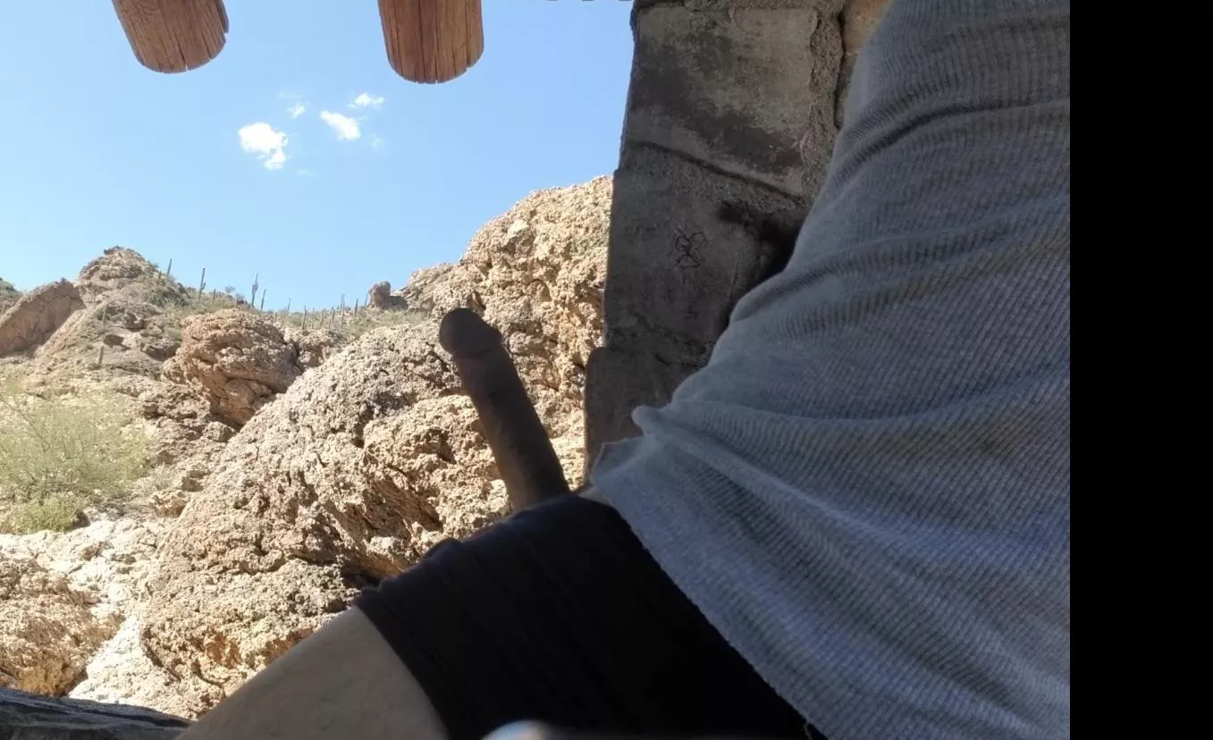 Public Stroking (I got caught here)