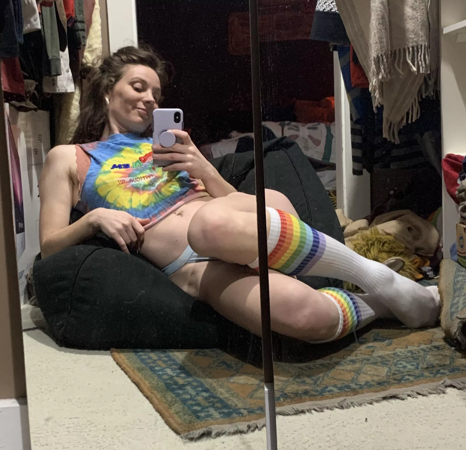 Rainbow socks = Automatic happiness