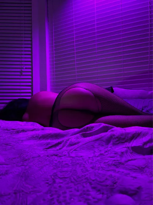 Ripped fishnets for easier access