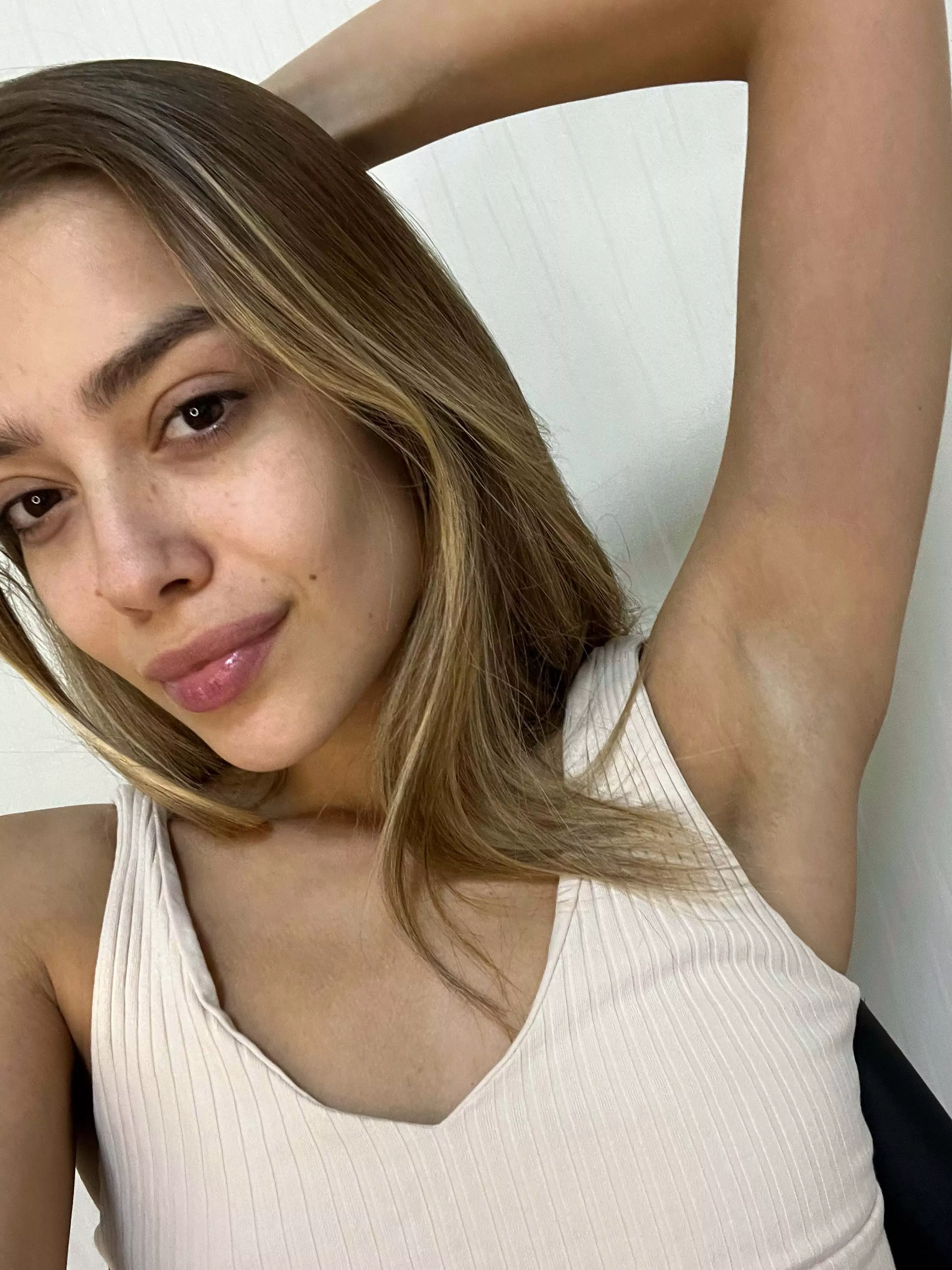 shaved and clean but you can make it dirty