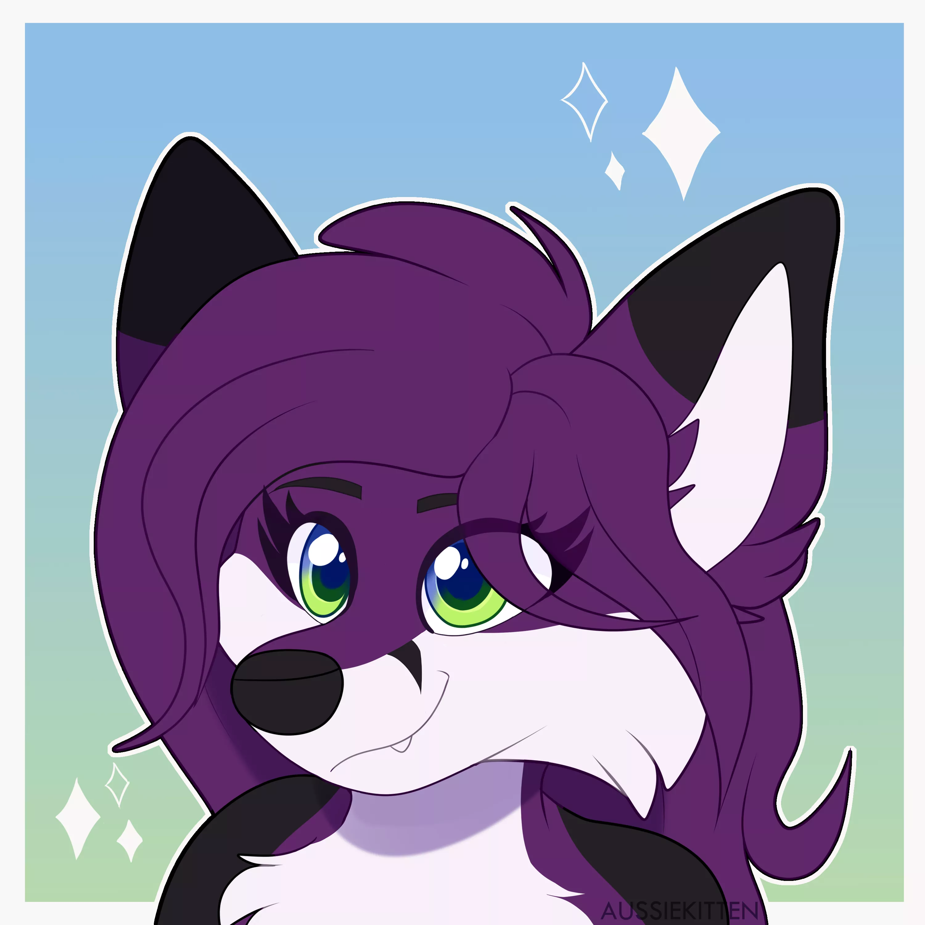 Sparkily Foxxo! 🦊✨| Art by me (@aussie_kitten on Twitter) | Gifty art for @/ShadowFox106!