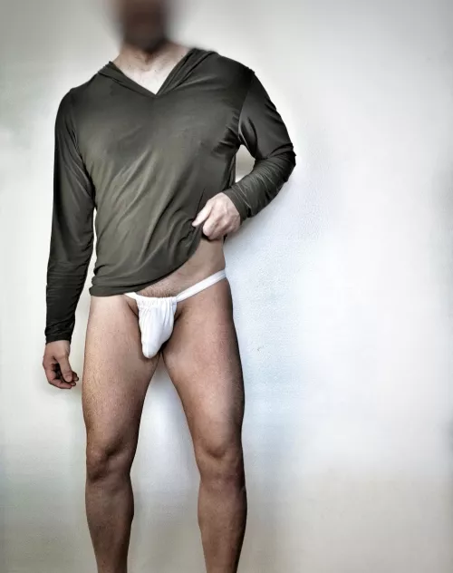 The excitement of wearing something new!