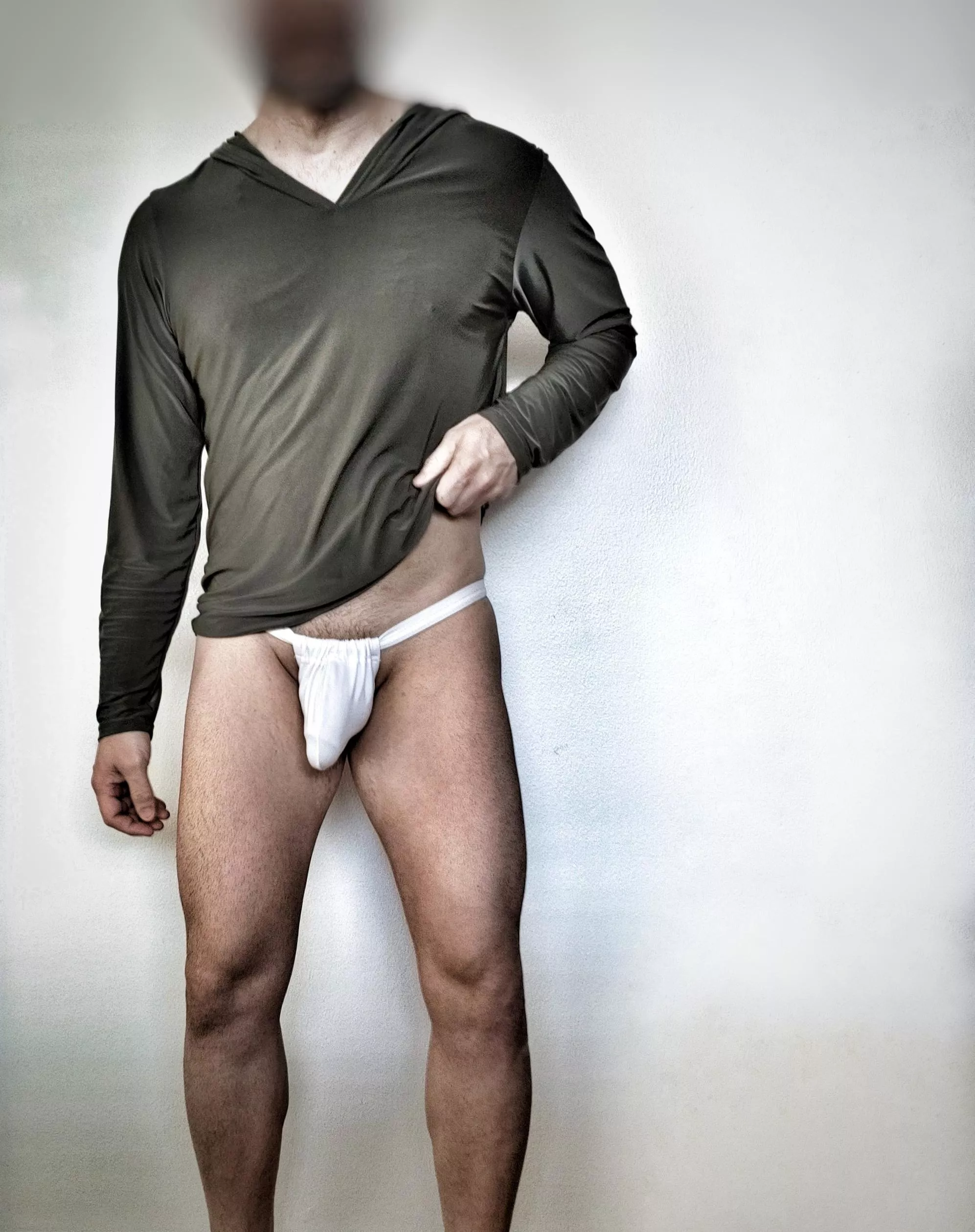 The excitement of wearing something new!