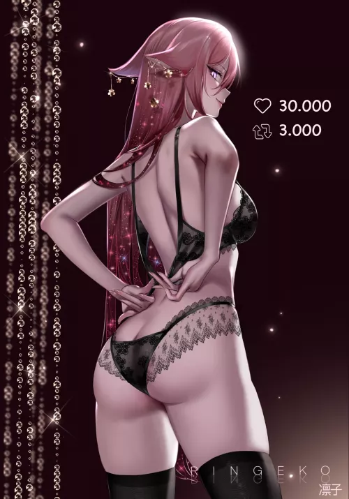 Undraping Yae the game (ringeko_tan) [Genshin Impact]