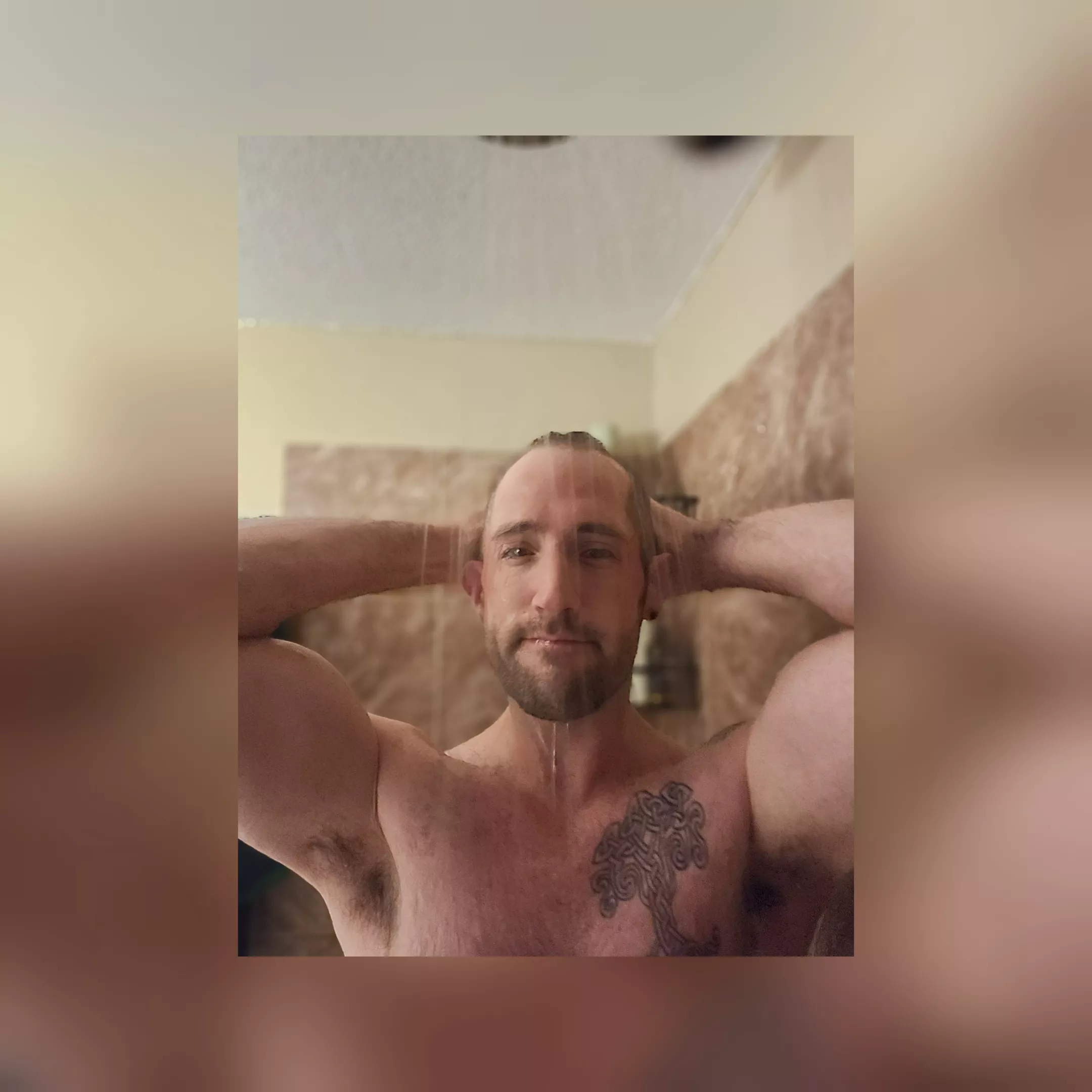 When it's cold as hell out, you're tired as f.... But kinda felt cute.