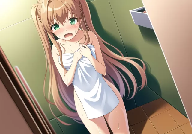 when you accidentally walk in on Monika after a shower (source self a.i)