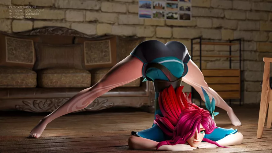 Windranger Jack-O pose. Blender art