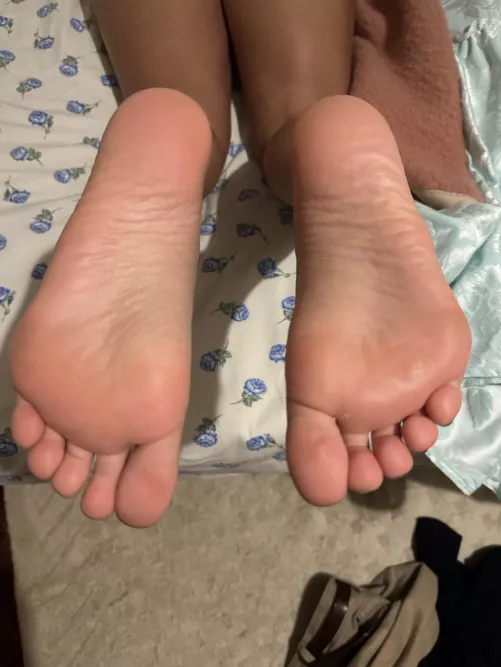Would you lick them or cum on them?