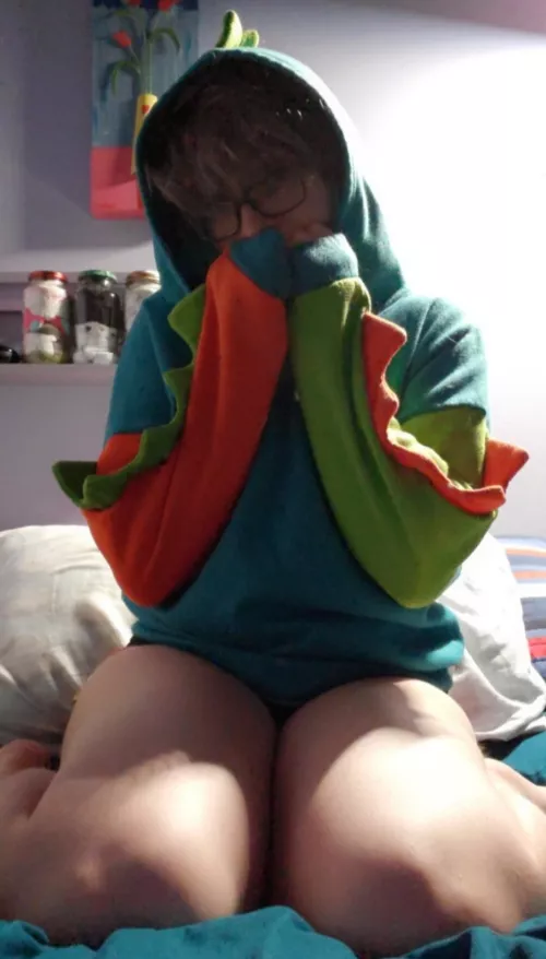 yay or nay to cute bois in Dino hoodies??