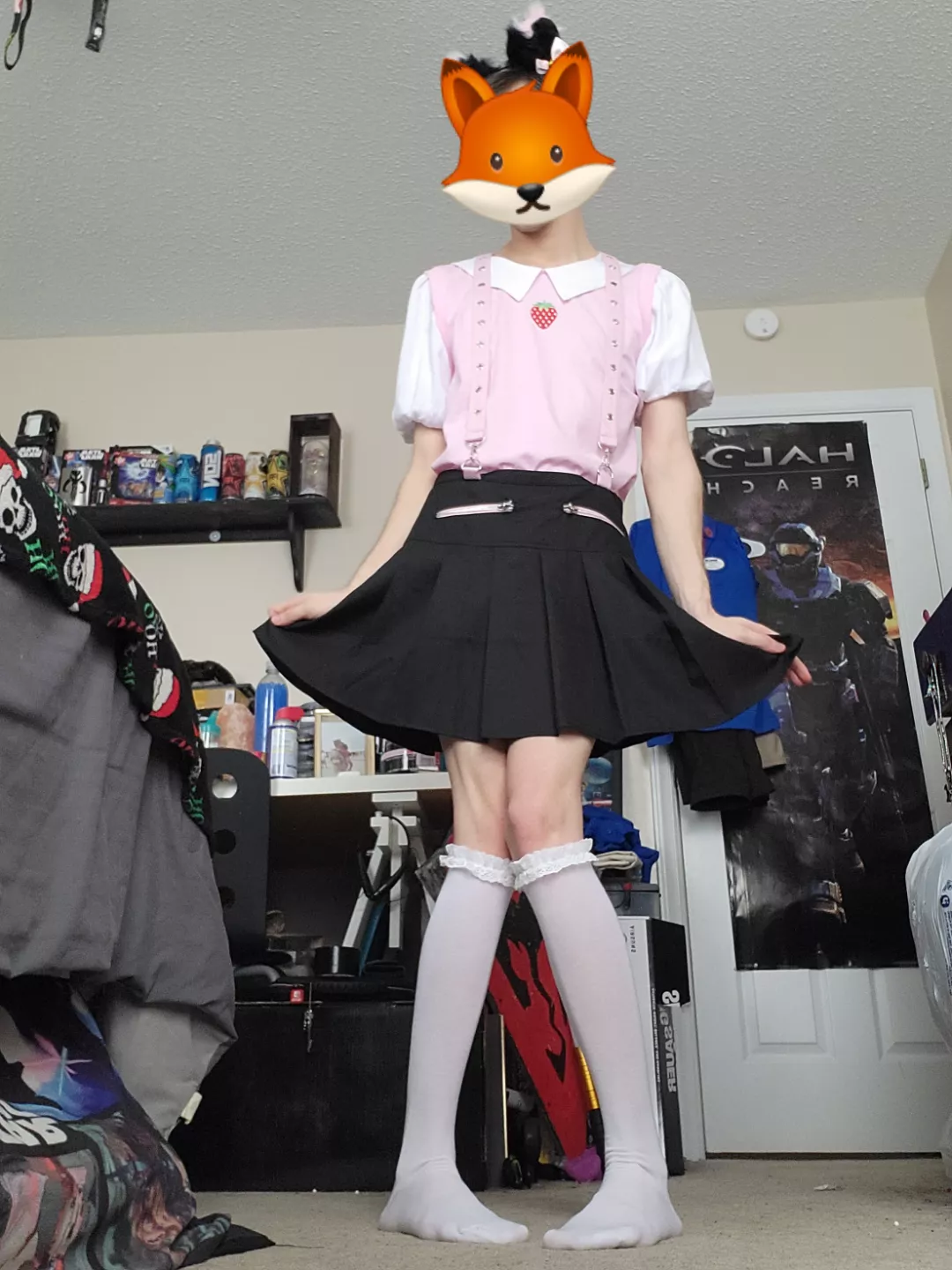 24, femboy, new outfit