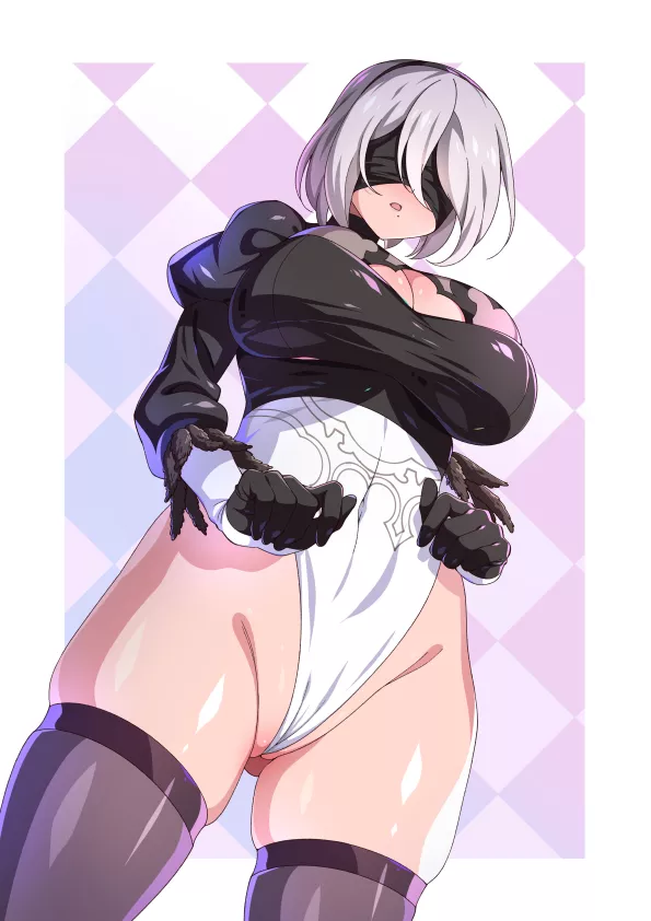 2B's squishy thighs (ushineko)