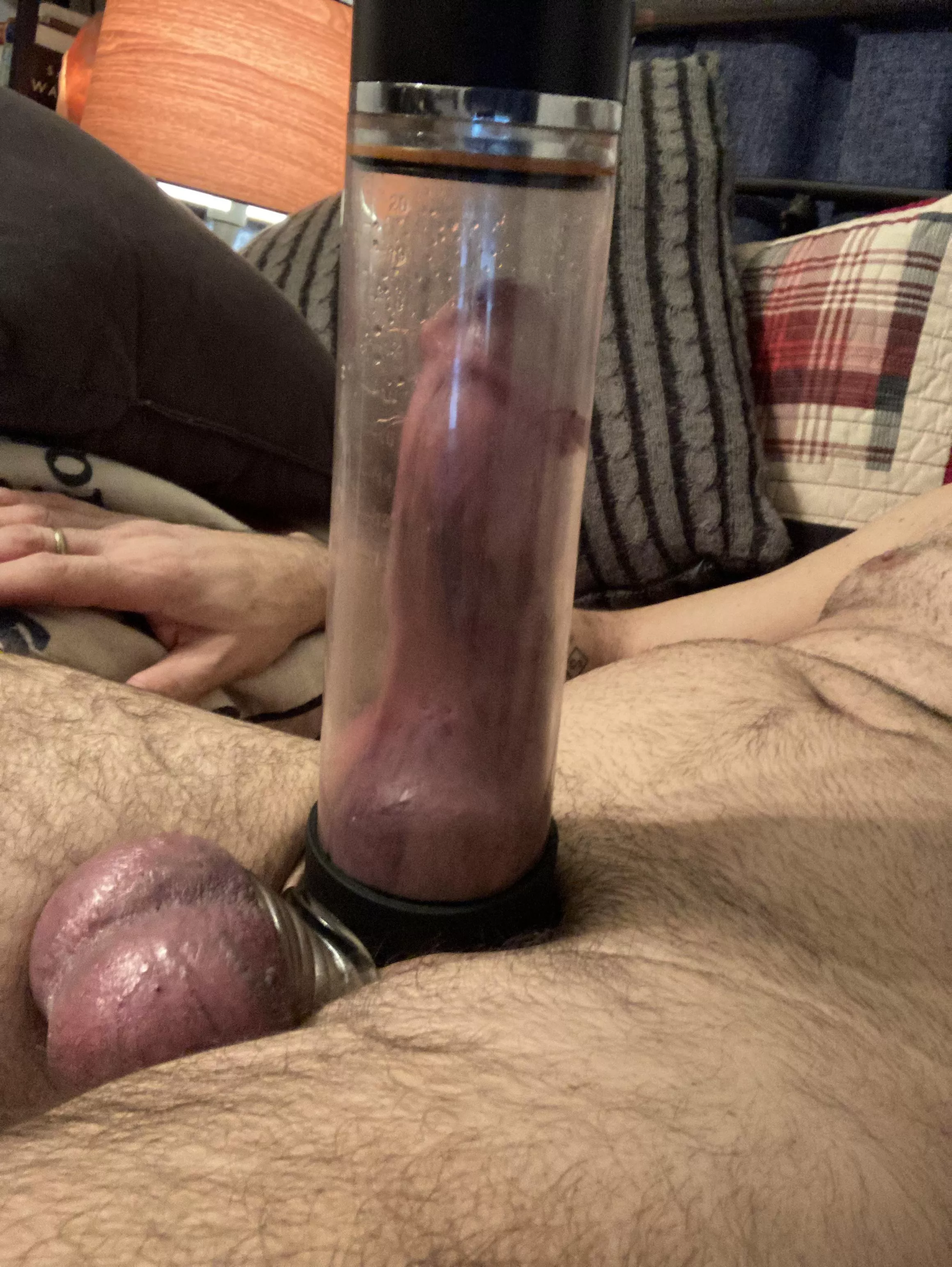Almost got it filled…- need a buddy to pump with