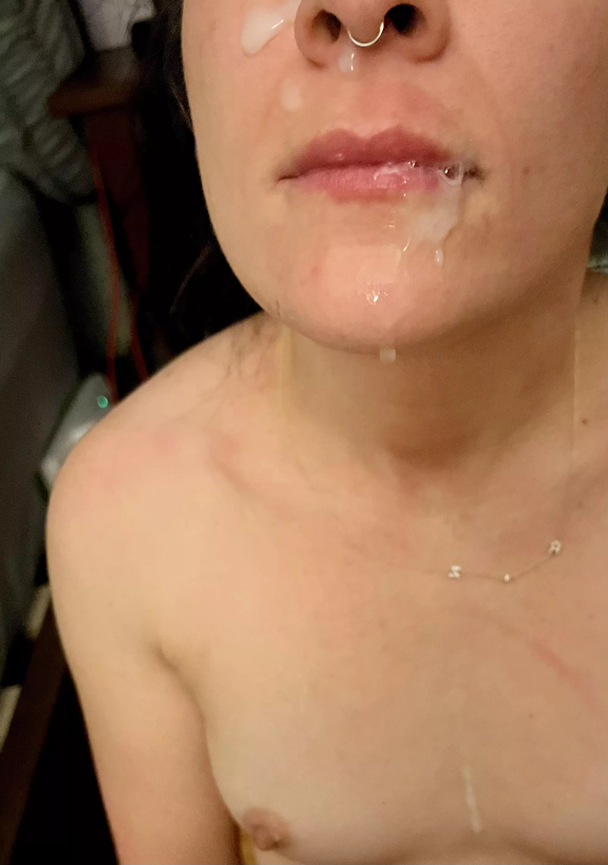 Any ladies want to lick it off? [f]