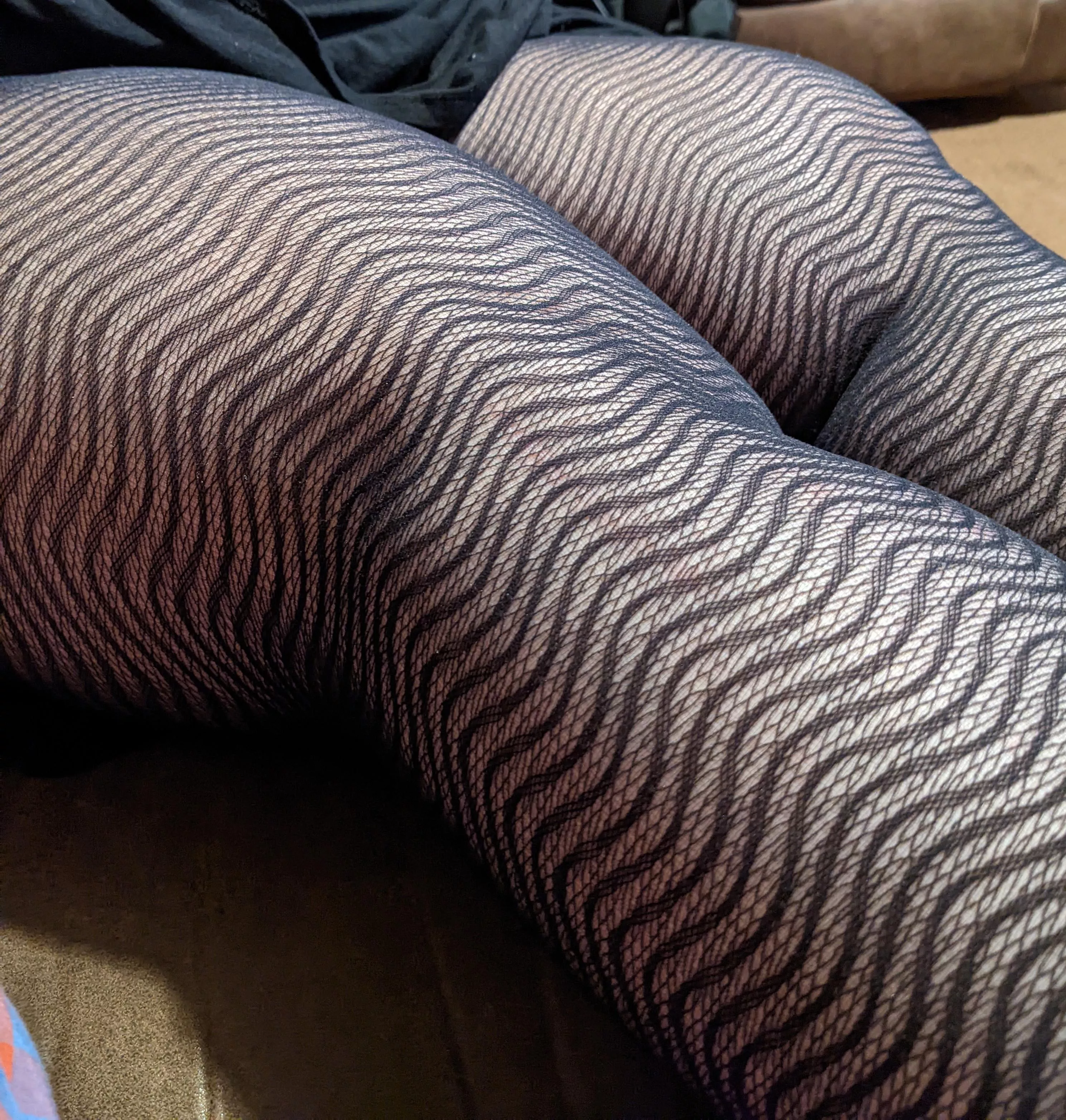 are there pantyhose mesmerizing? Stare at them....