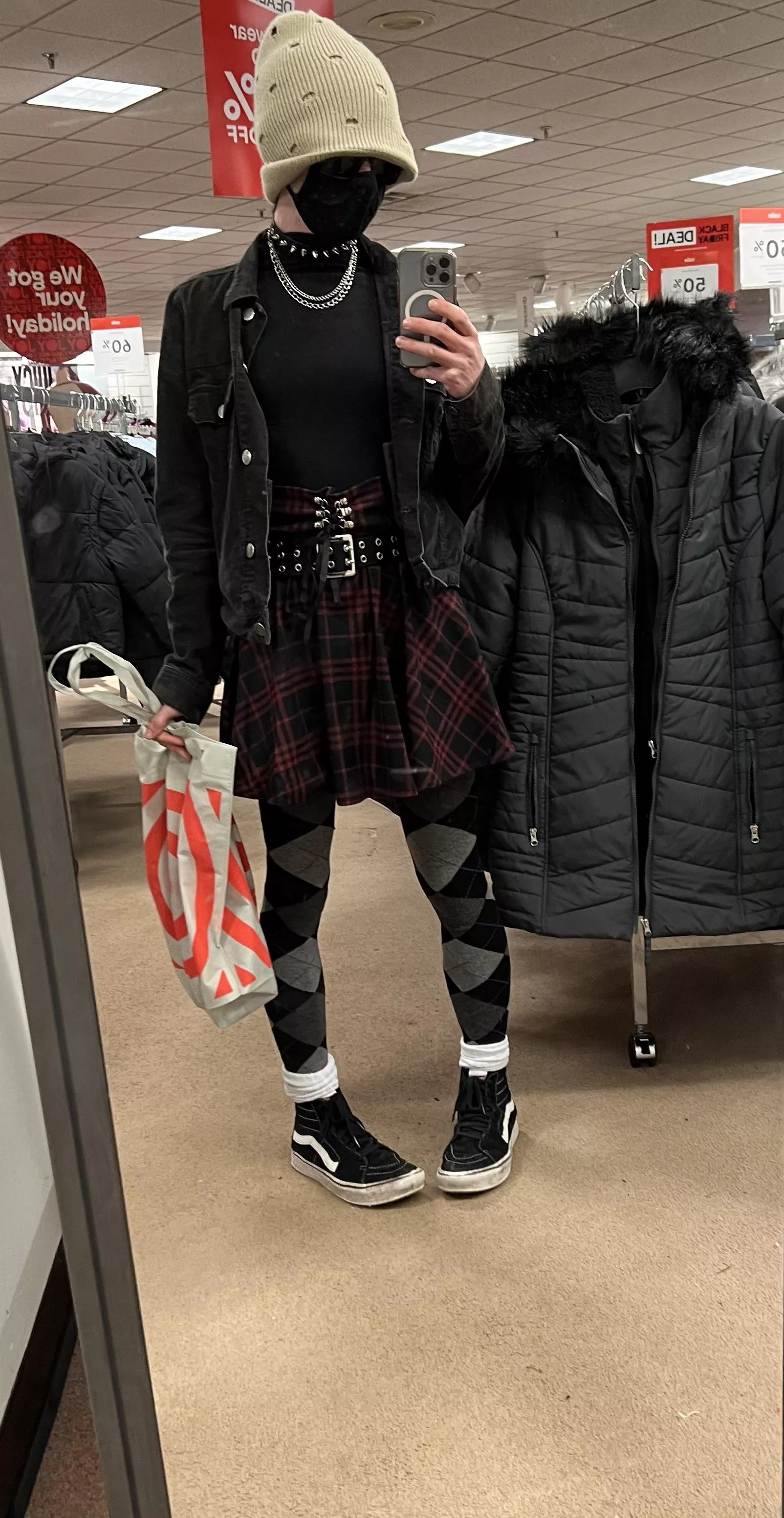 Been a long time since I’ve gone out! Even got a yelled complement!! I’m sure they were surprised at my voice lol. You can tell right?