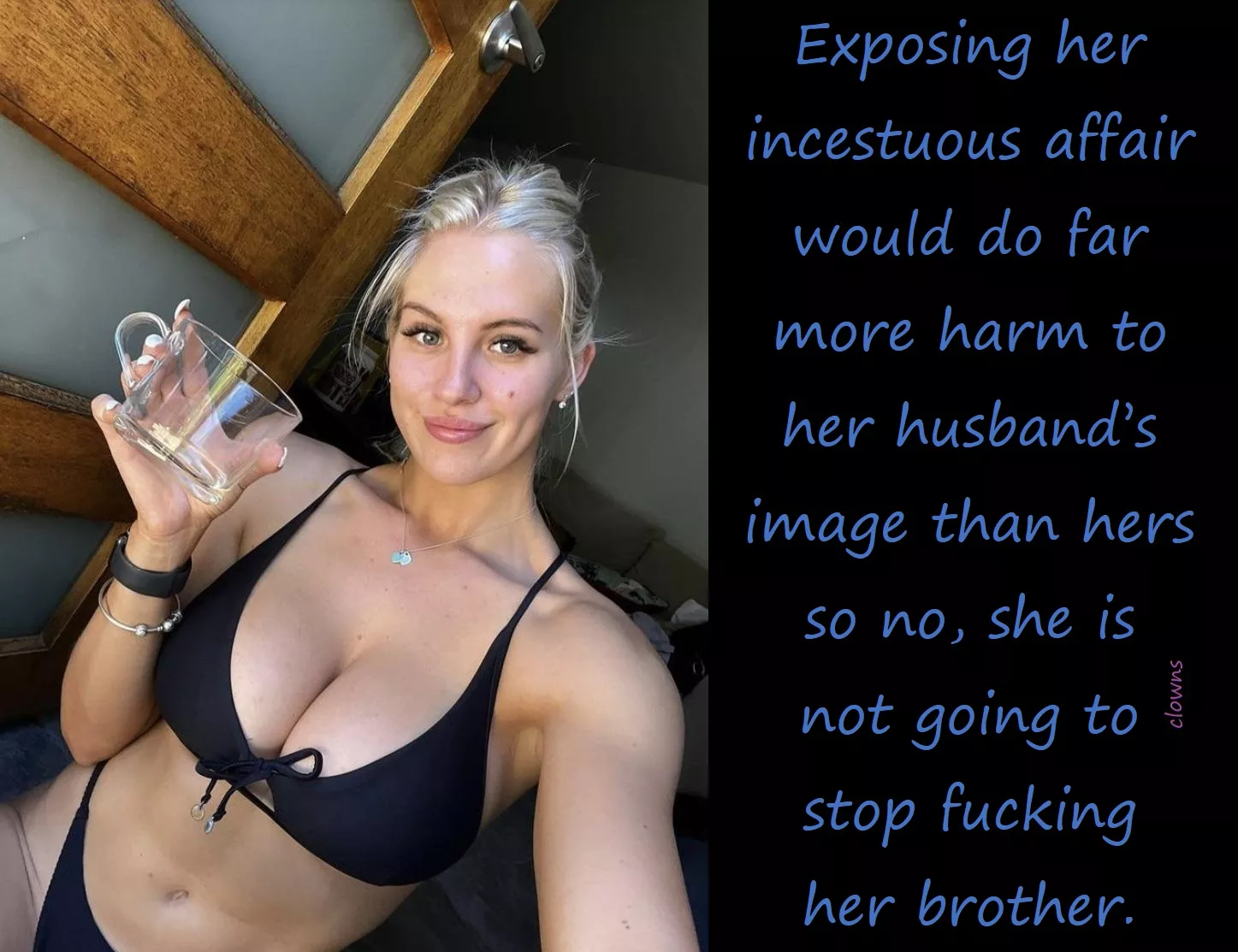 [B/S][wife] In her defense, he cheated first.