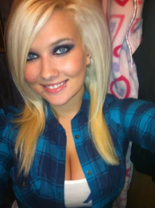 Business casual cleavage