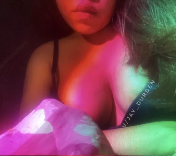 Come eat my rainbow tits