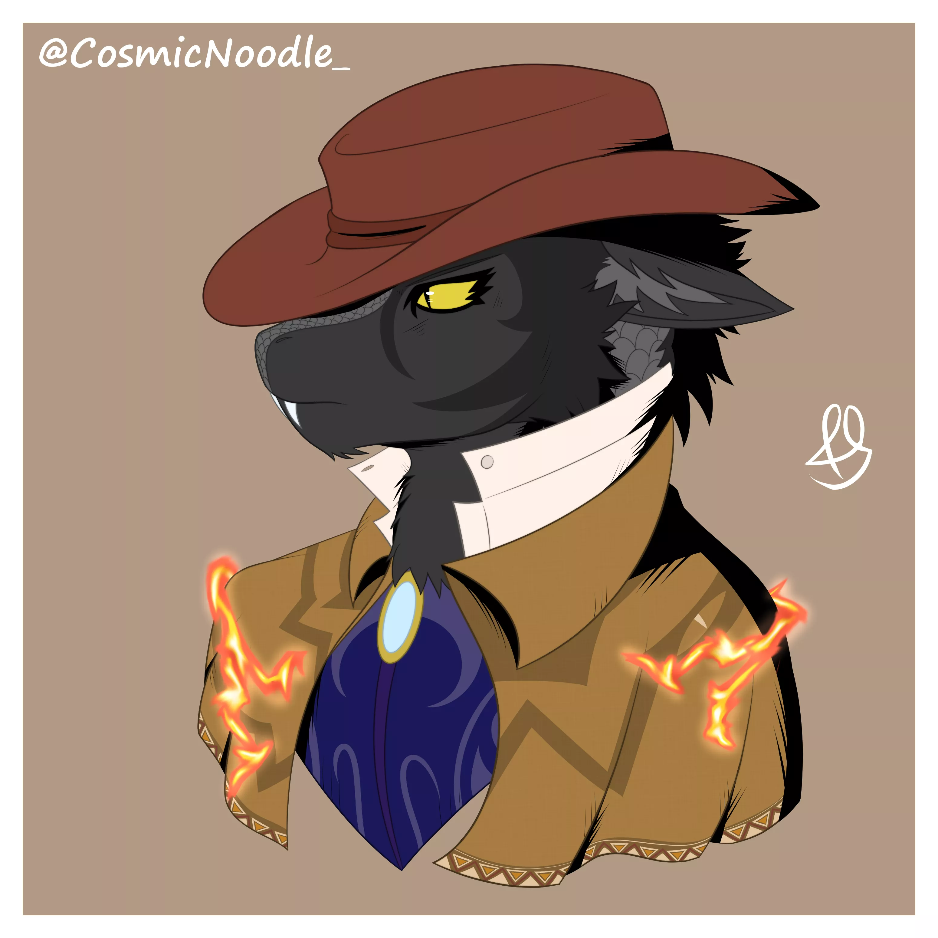 Devon bust (Art by me @CosmicNoodle_ on twitter)