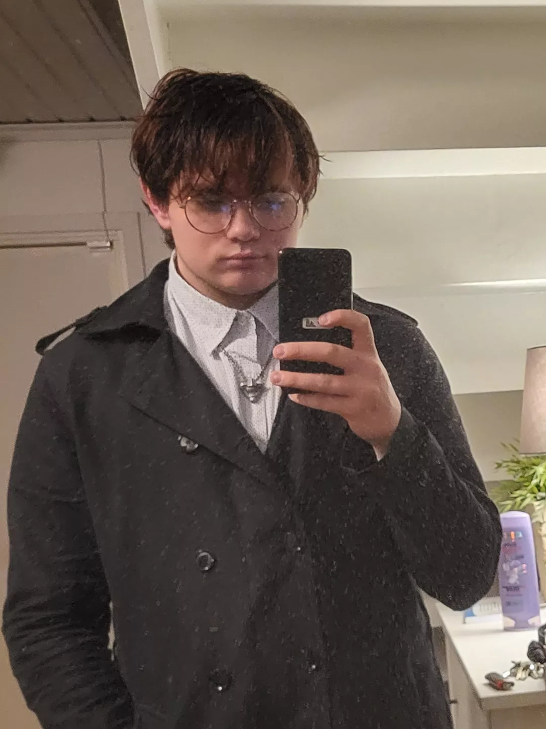 dirty mirror but I'm well dressed for once hahah