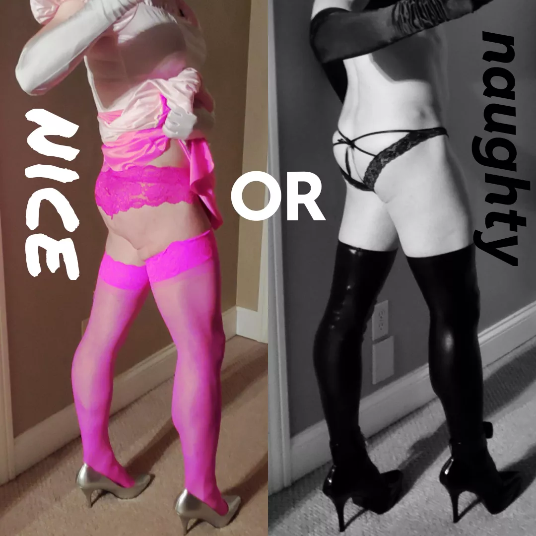 Do you prefer nice or naughty? I'd love to know...