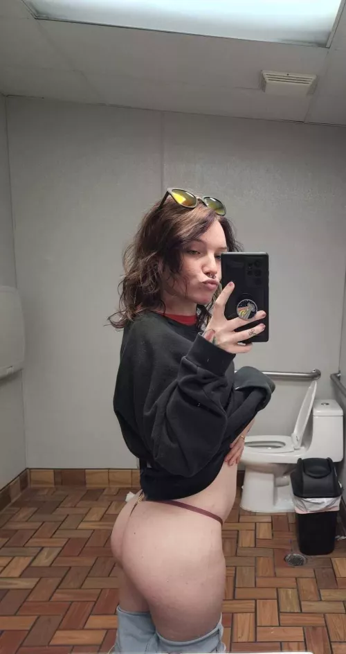 Does my ass look cute in this g-string?