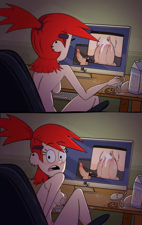 Frankie Foster caught (BigMantis) [Foster’s Home for Imaginary Friends]