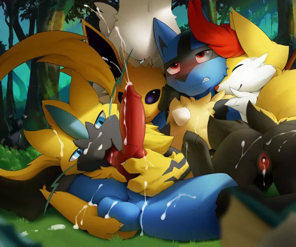 Fun with Lucario [MF] (steel_cat)