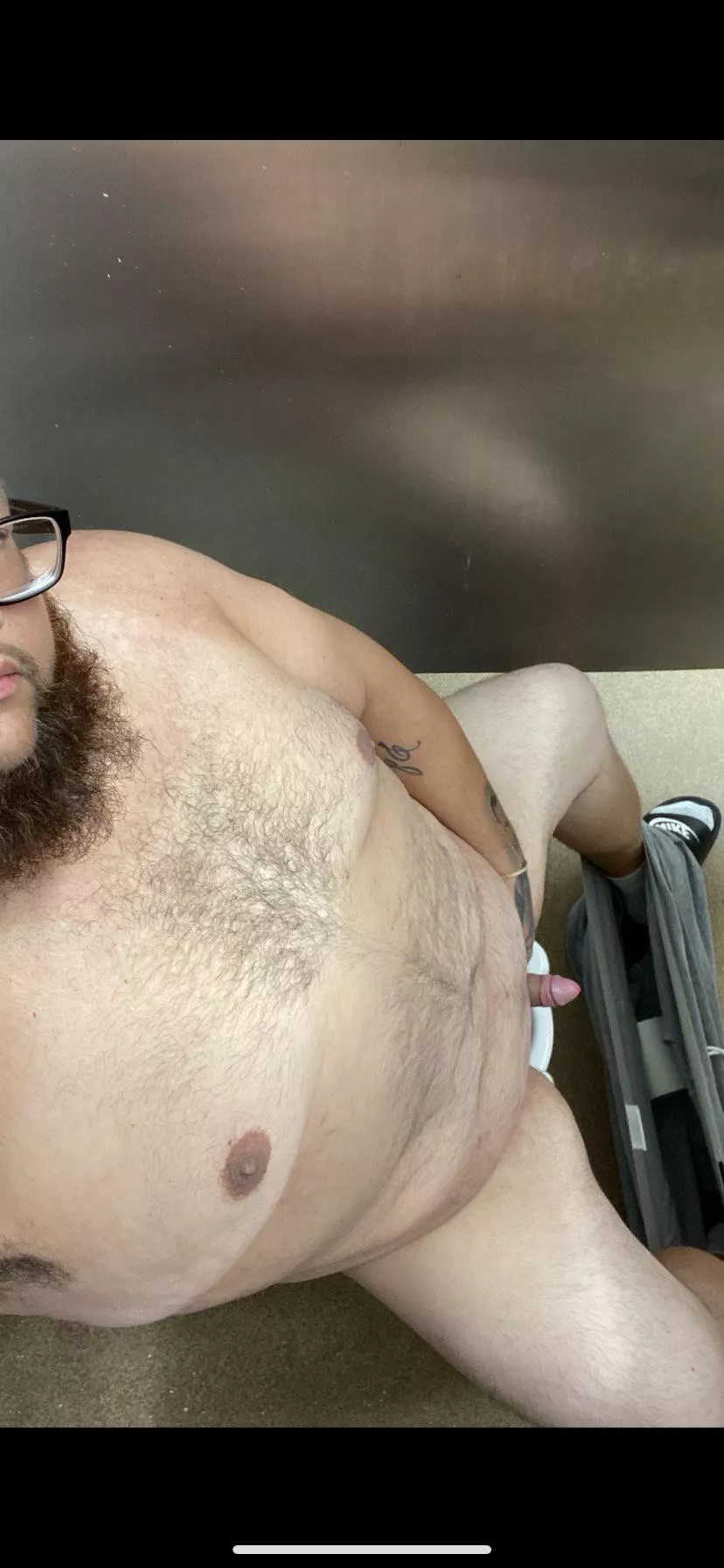 Hanging out, literally.