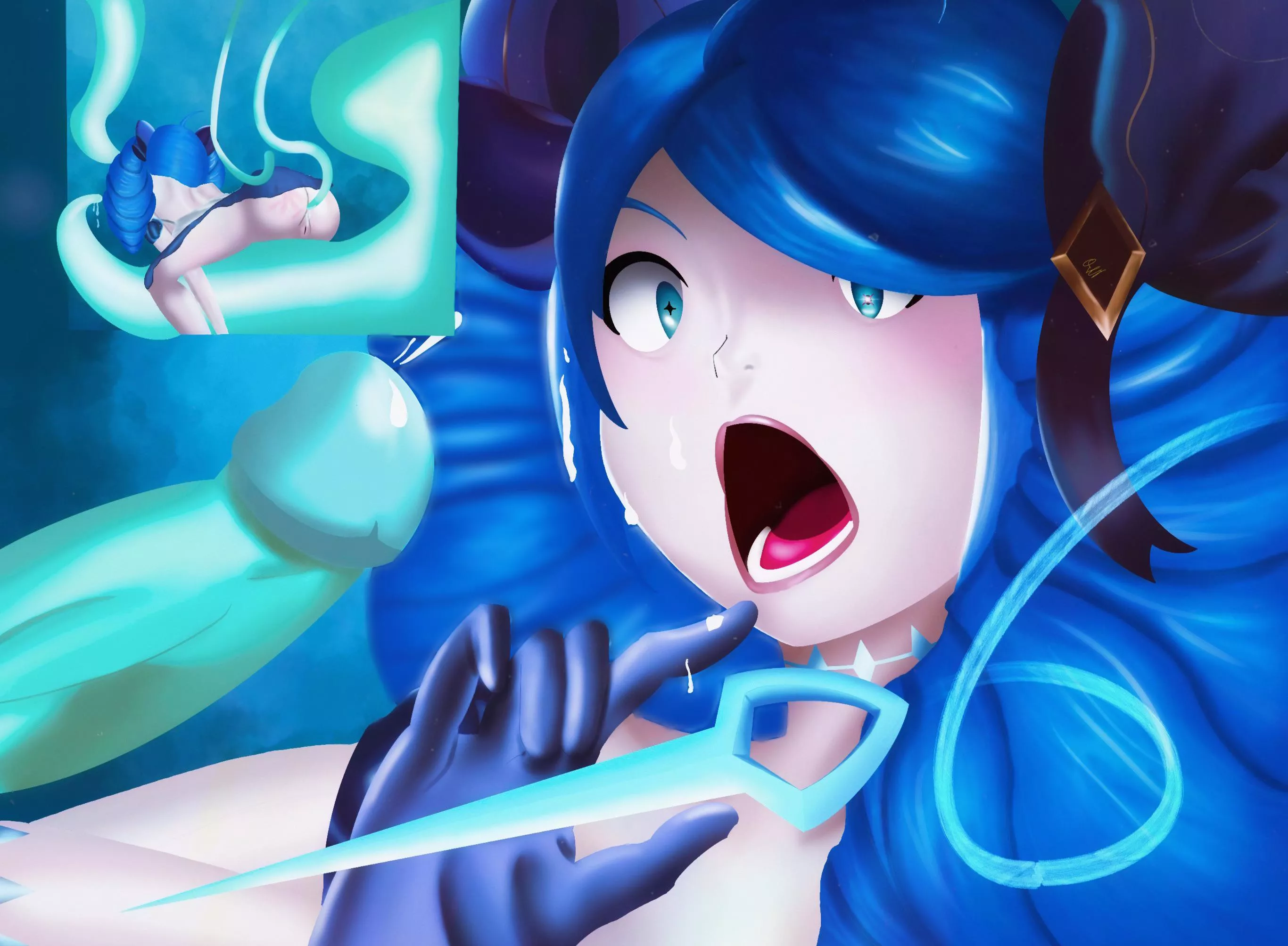 I drew Gwen getting ruined (Owl)