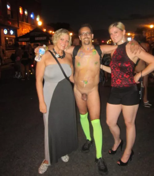 I just met them during their girls night out.