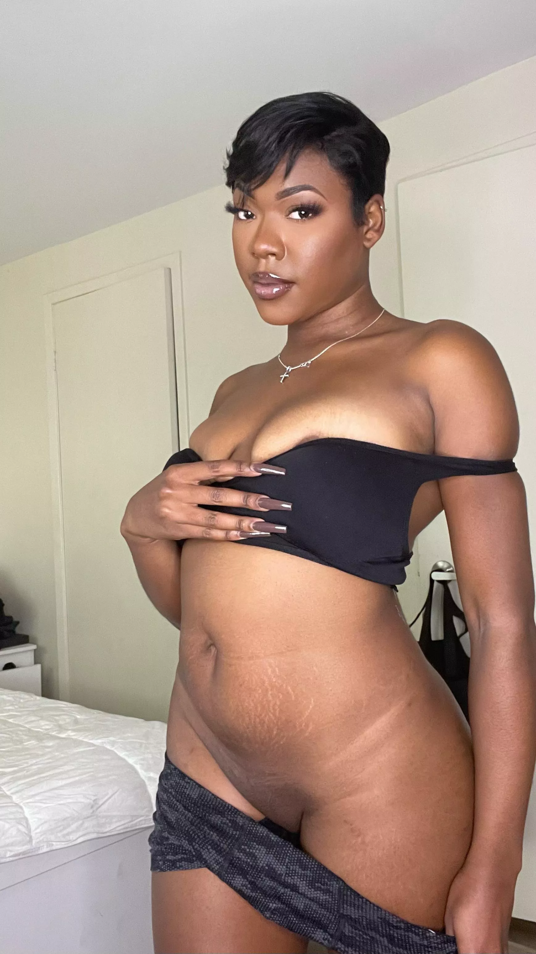 In the middle of stripping down